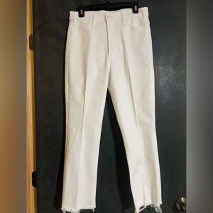 MOTHER White Denim Jeans